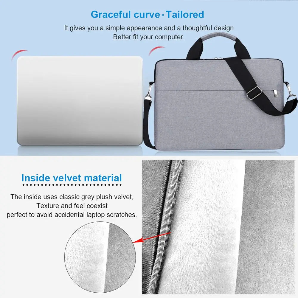Ultra Slim Laptop Sleeve Bag 13.3 14 15.6 Inch – Waterproof