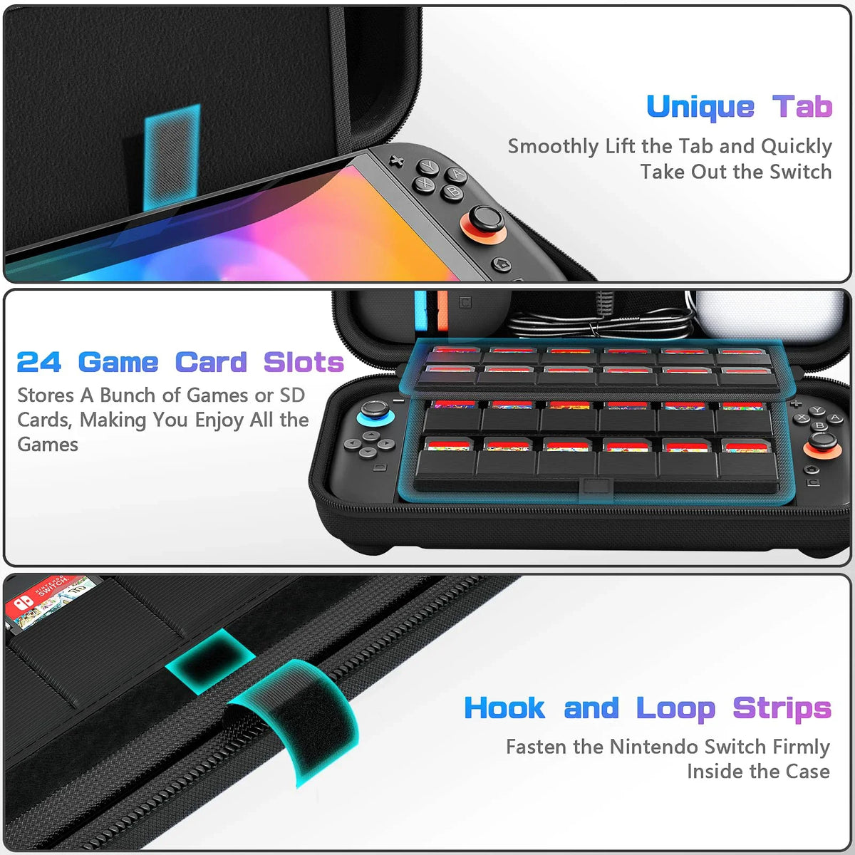Nintendo Switch 2 Carrying Case – Hard Shell EVA Travel Bag