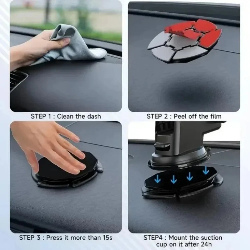 Universal Car Dashboard Suction Cup Mounting Pad for Phone Holder