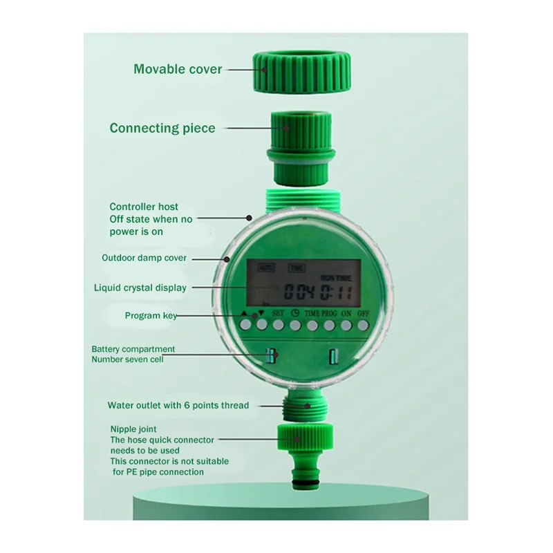 Automatic LCD Garden Irrigation Timer | Watering Controller