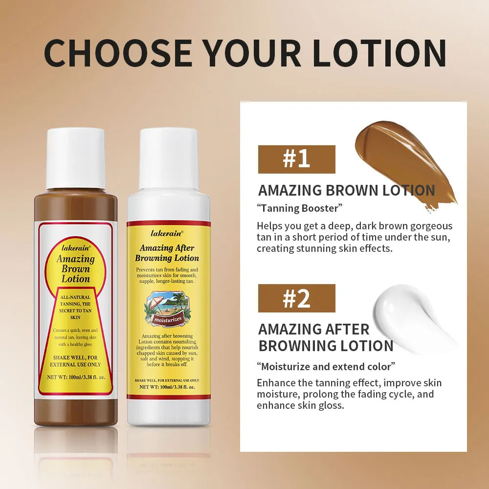 Bronze Tanning Booster Lotion – Waterproof, Coconut, 100ml