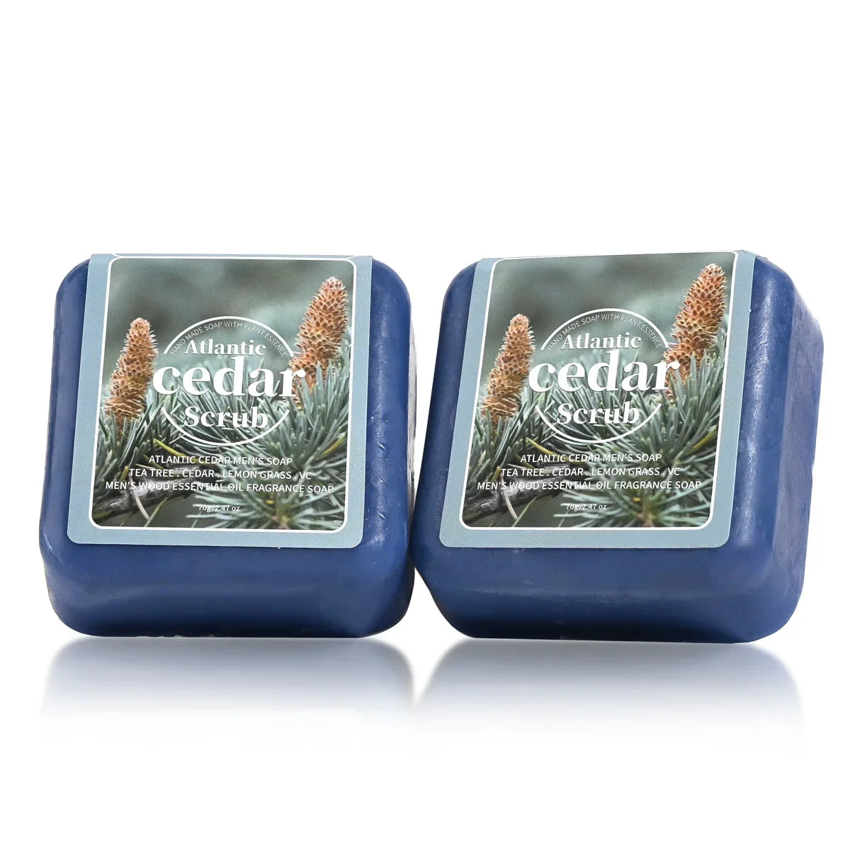 Atlantic Cedar Men's Handmade Essential Oil Soap – Deep Clean