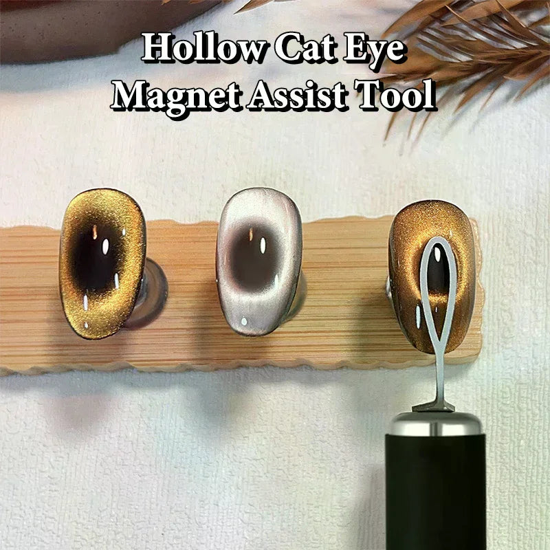 2-in-1 Cat Eye Nail Magnet Tool | DIY French Effect Nail Art