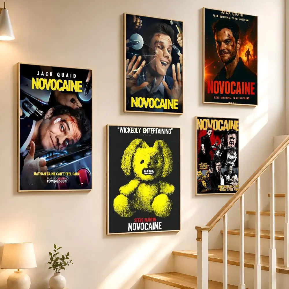 Novocaine Movie Poster HD Waterproof Sticker | Wall Décor