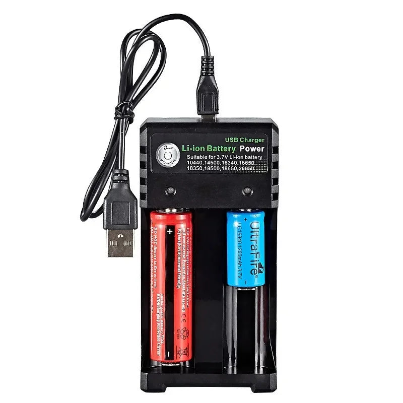 18650 Battery Charger – 1/2/4 Slot Smart Li-ion Charger