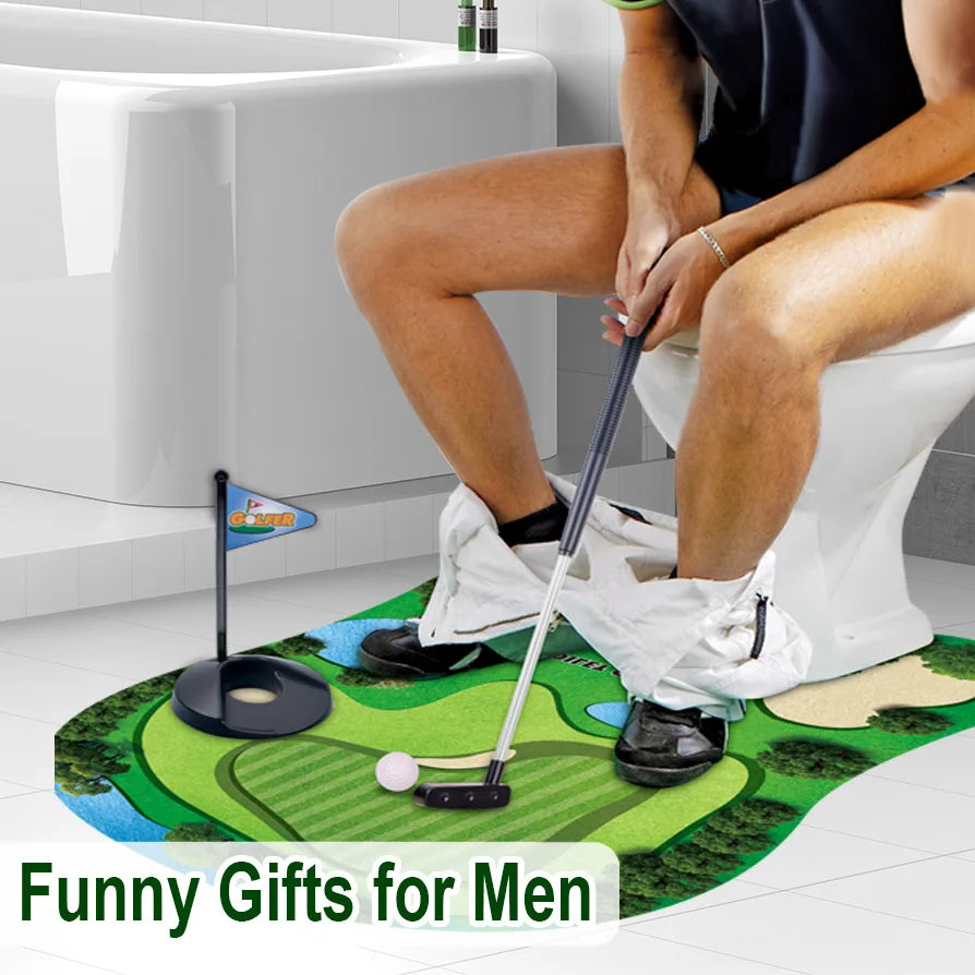 Five Toilet Golf Balls Fun Leisure Ball Perfect As Dad Boyfriend