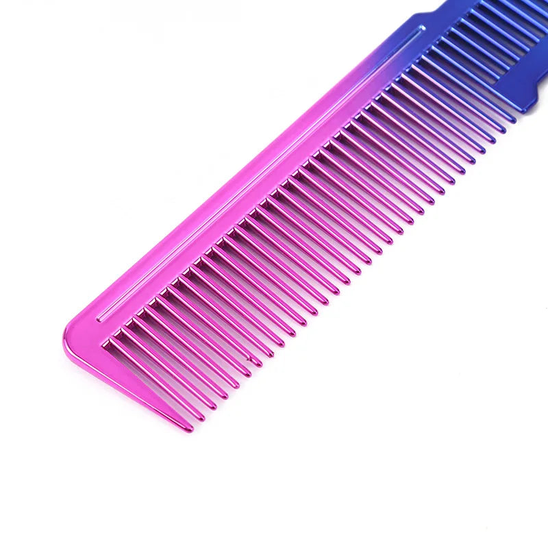 Electroplated Anti-Static Barber Comb | Professional Styling Tool