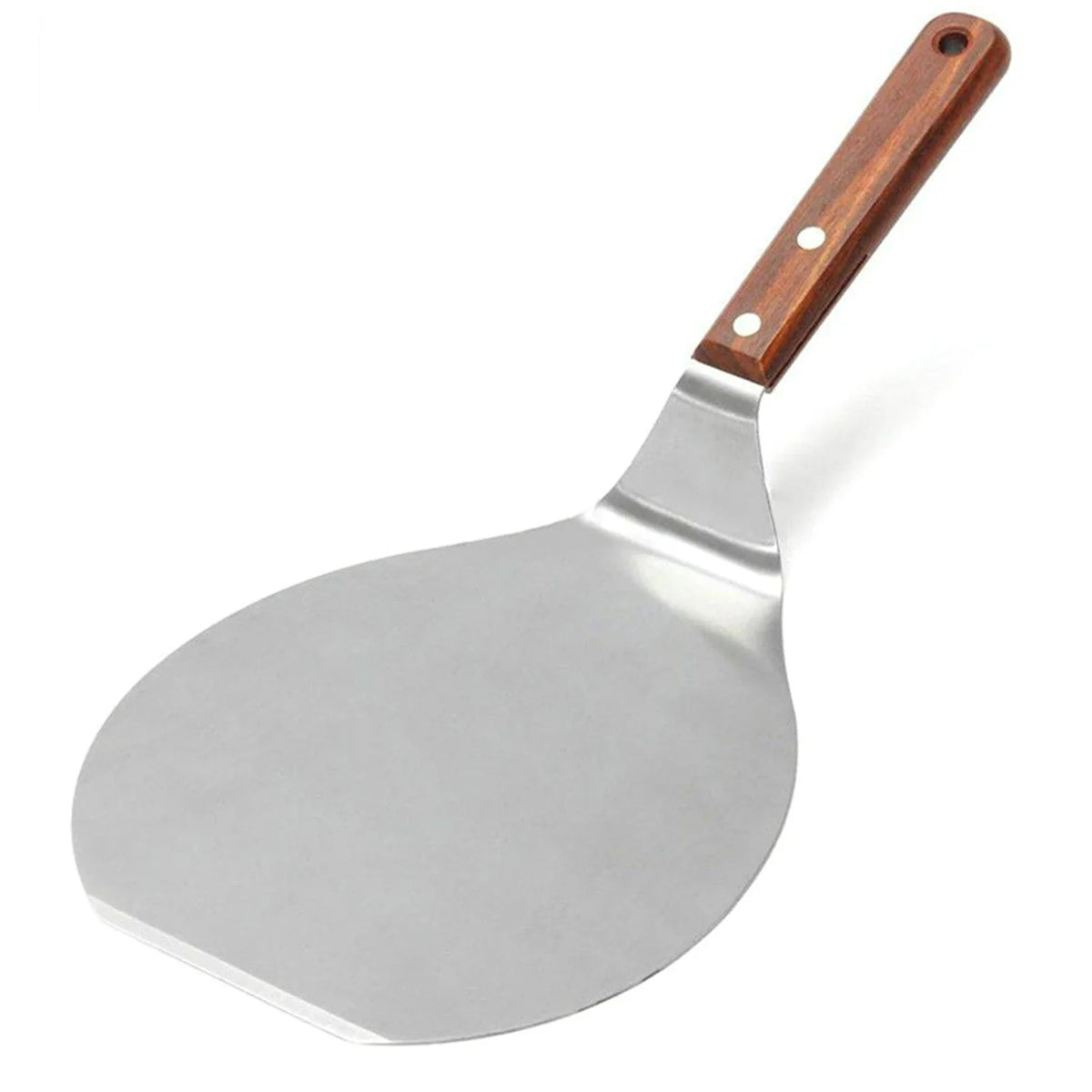 Stainless Steel Pizza Peel & Spatula with Wooden Handle