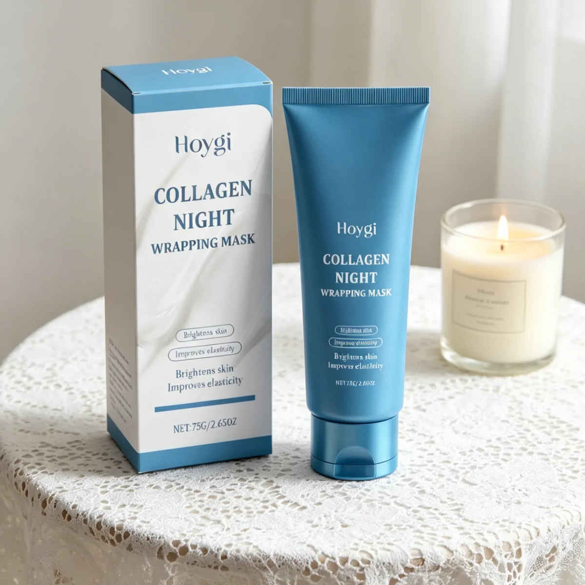Hoygi Collagen Night Peel-Off Mask – Firm & Brighten Skin