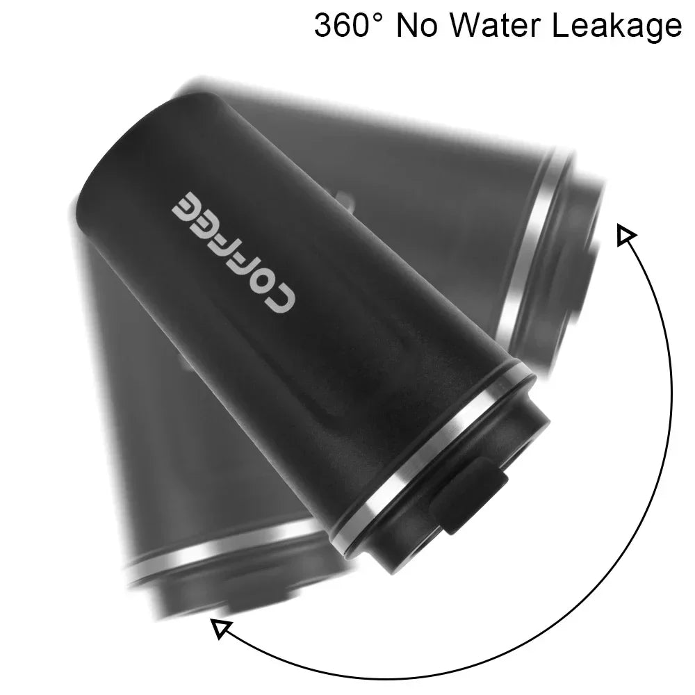 380 Thermo Cafe Leak Proof Travel Cup Double Stainless Steel Tea