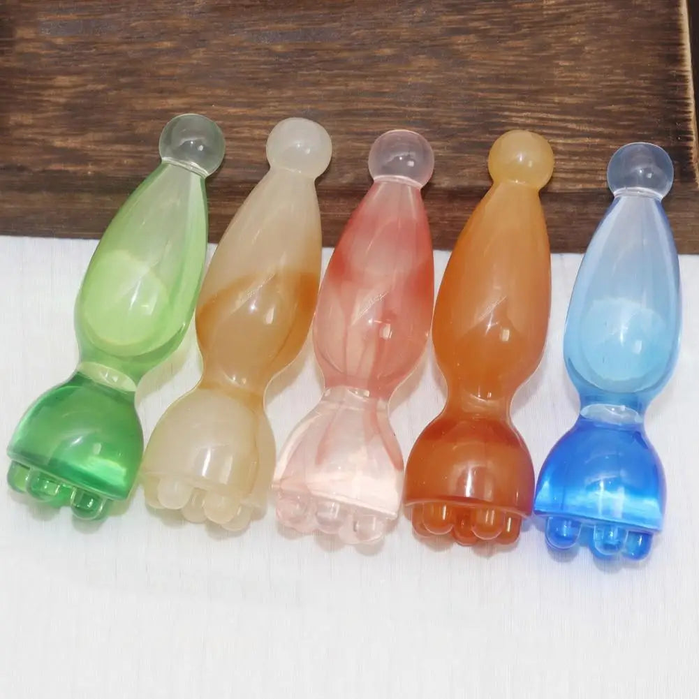 Lotus Seedpod Shape Resin Facial Gua Sha Tool Eye Relaxation Spot