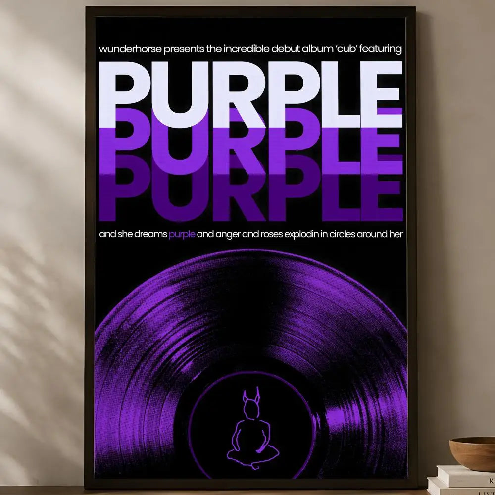 Deep Purple Band HD PVC Wall Art Poster – Self-Stick Decor