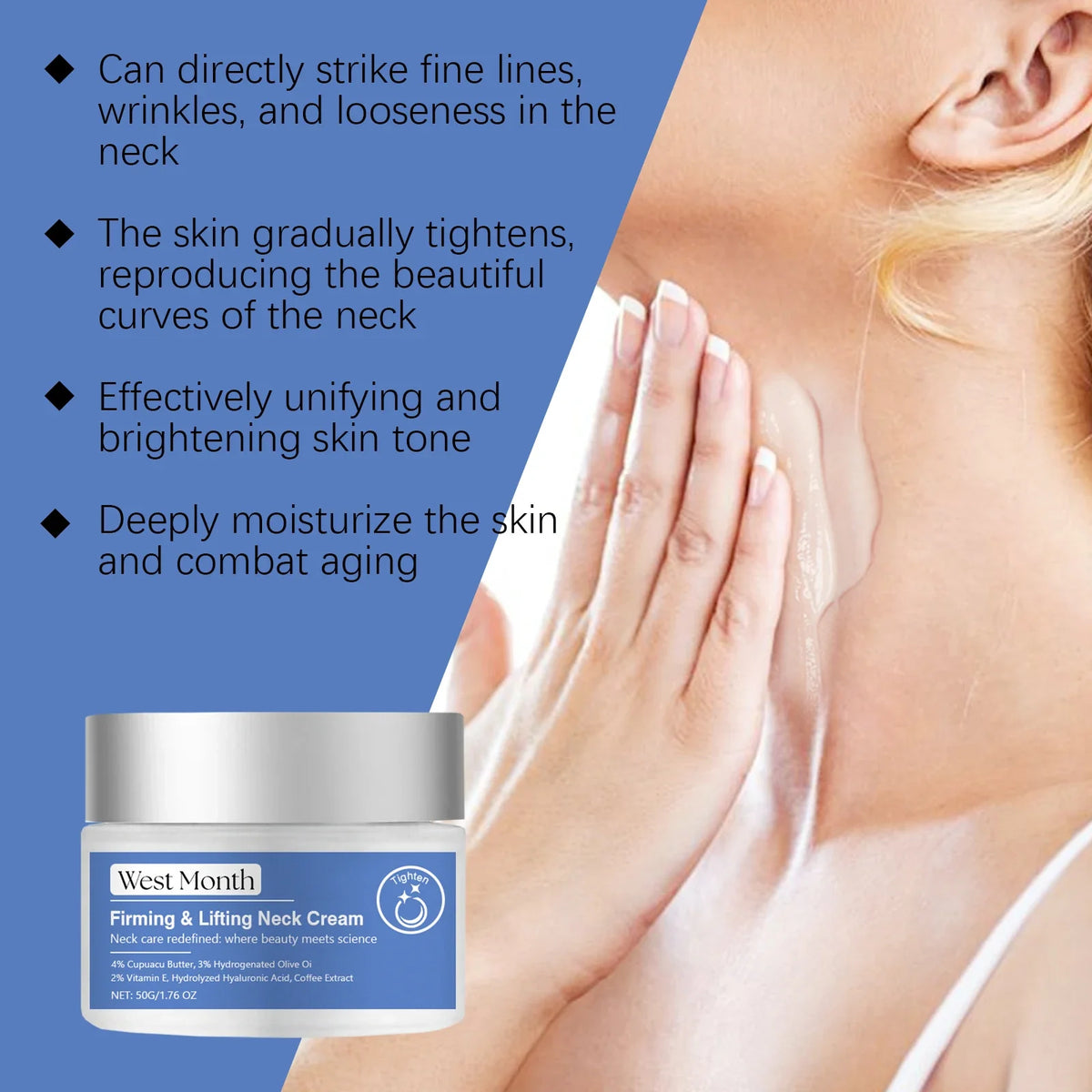 Collagen Neck Cream – Firming, Brightening & Anti-Wrinkle