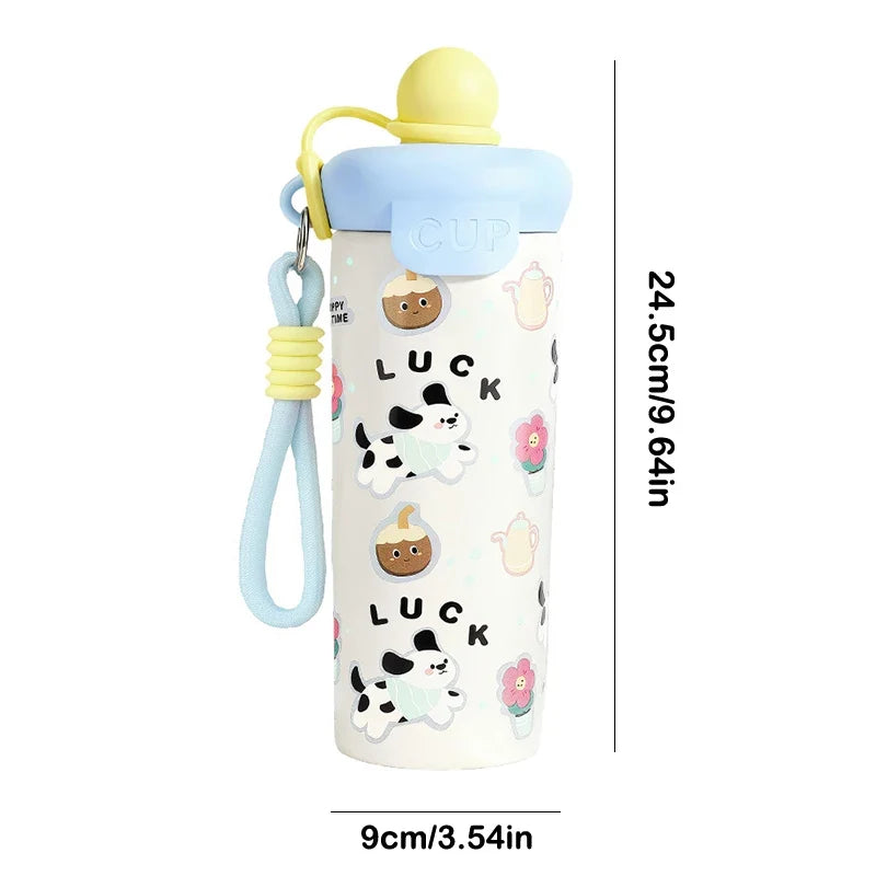 Cartoon Insulated Water Bottle – 316 Stainless Steel Vacuum Cup