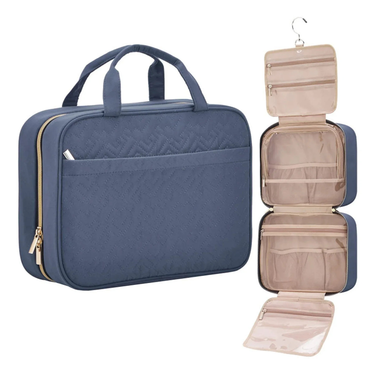 Hanging Travel Toiletry Bag – Large Waterproof Cosmetic Organiser