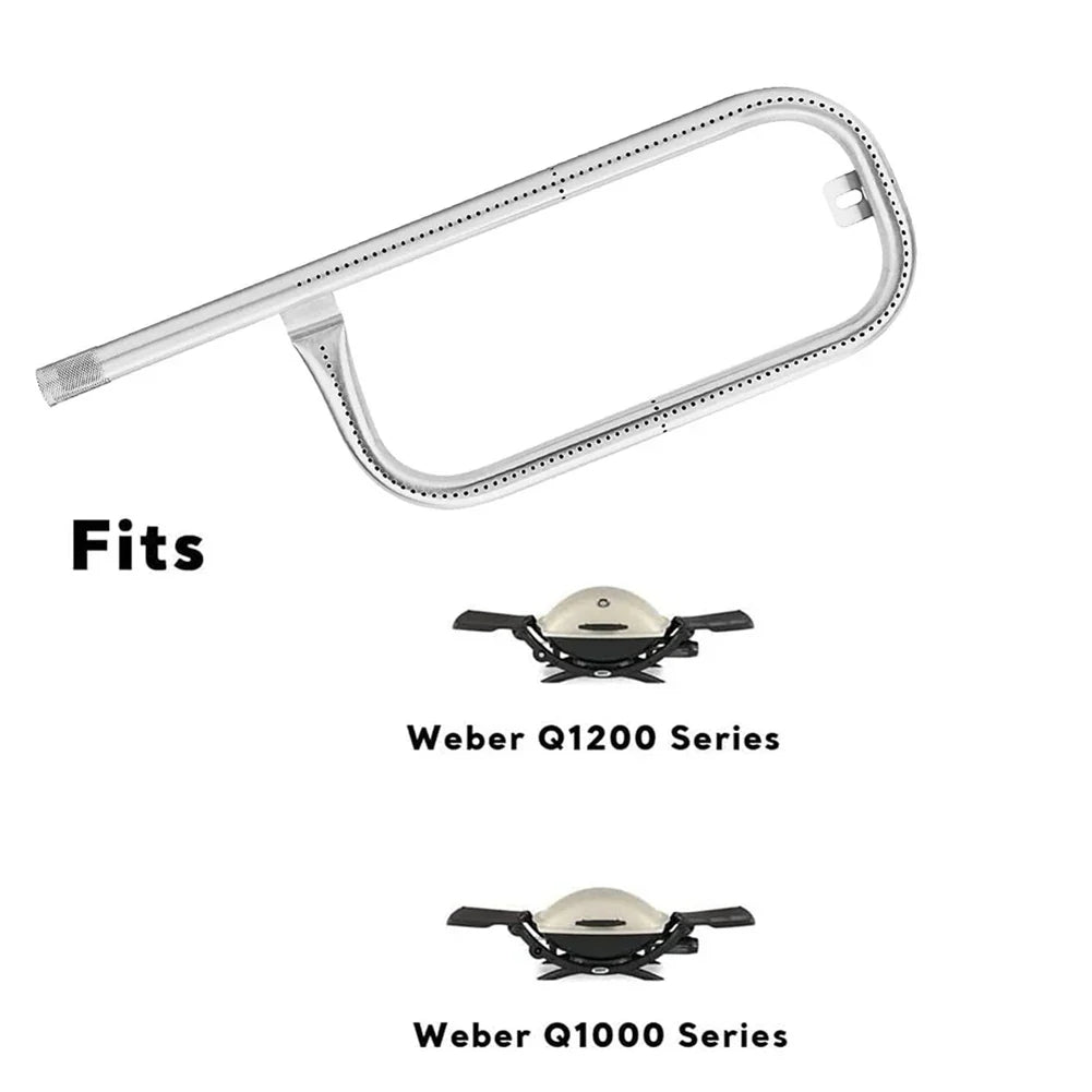 Weber Q1000 Q1200 Replacement Burner Tube | Stainless Steel