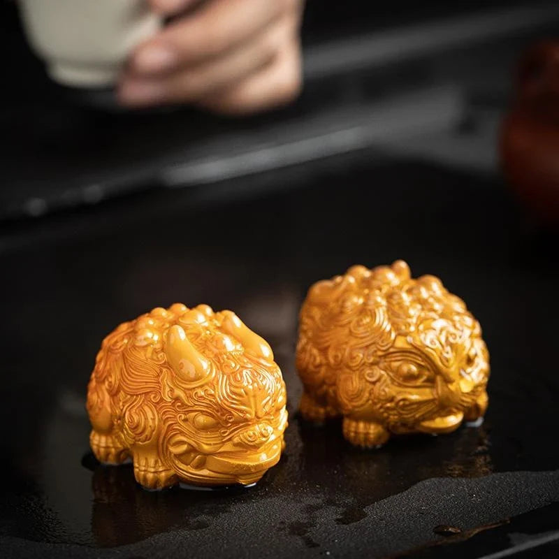 Color-Changing Pi Xiu Tea Pet | Kung Fu Tea Table Ornament