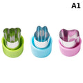 3-Piece Star & Heart Fruit Vegetable Cutter Set | Kitchen Tool