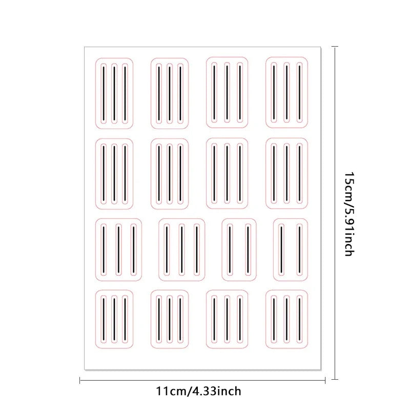 French Manicure Guide Stickers – DIY Nail Art Stencil Sheet
