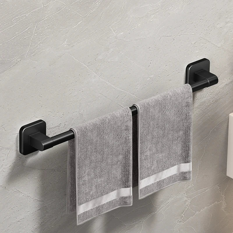 Self-Adhesive No-Drill Towel Bar | Bathroom Towel Rack