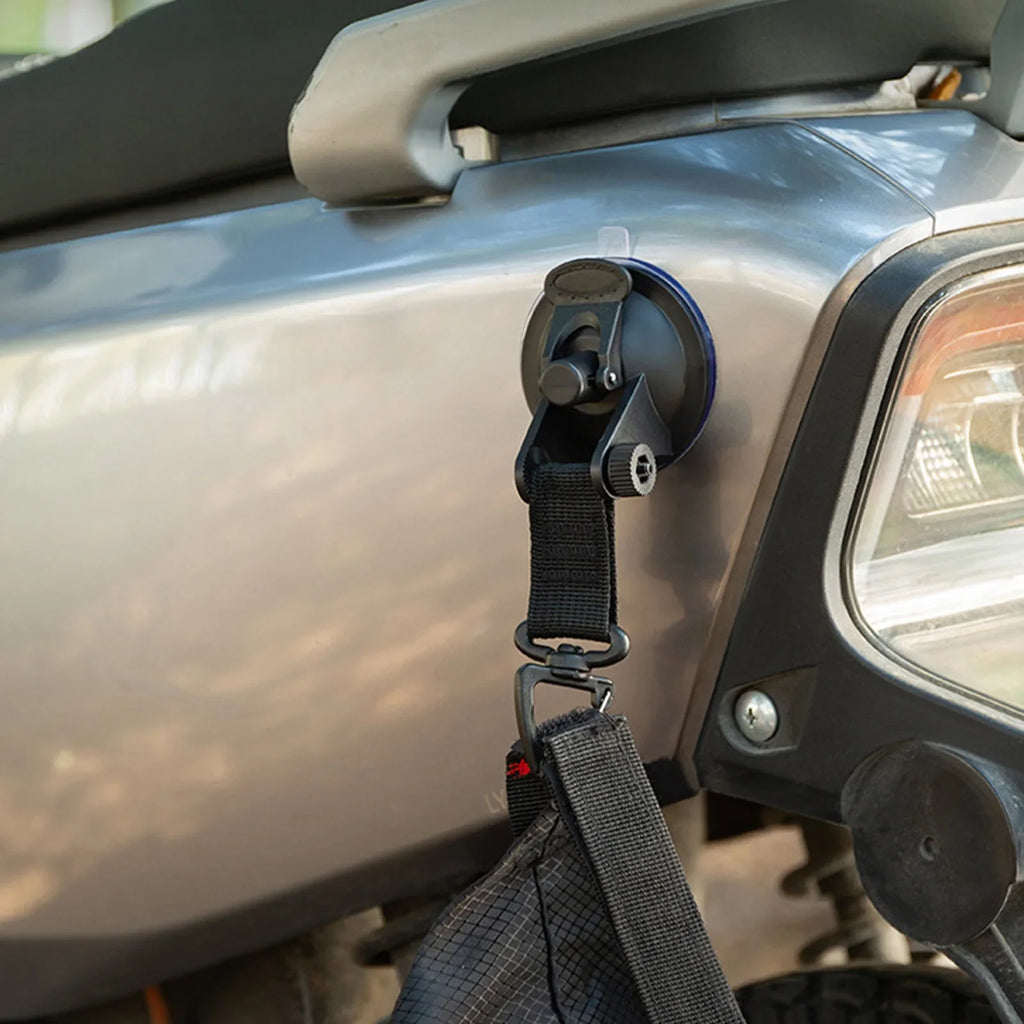 Heavy Duty Camping Suction Cup Hooks 4-Pack | RV Tent Hiking