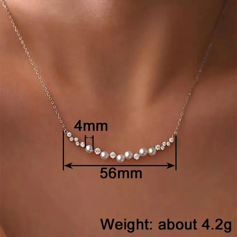 Huitan Imitation Pearl Pendant Necklace | Women's Fashion Jewelry