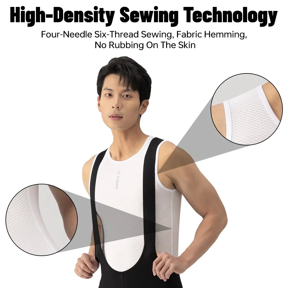 X-TIGER Men's Cycling Base Layer Vest | Quick Dry & Breathable