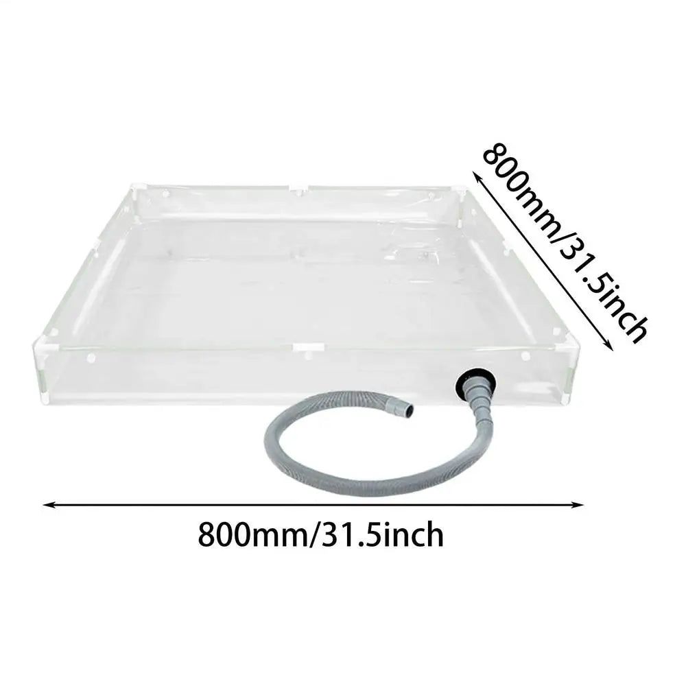 Foldable Portable Shower Pan – Non-Slip RV & Camping Base
