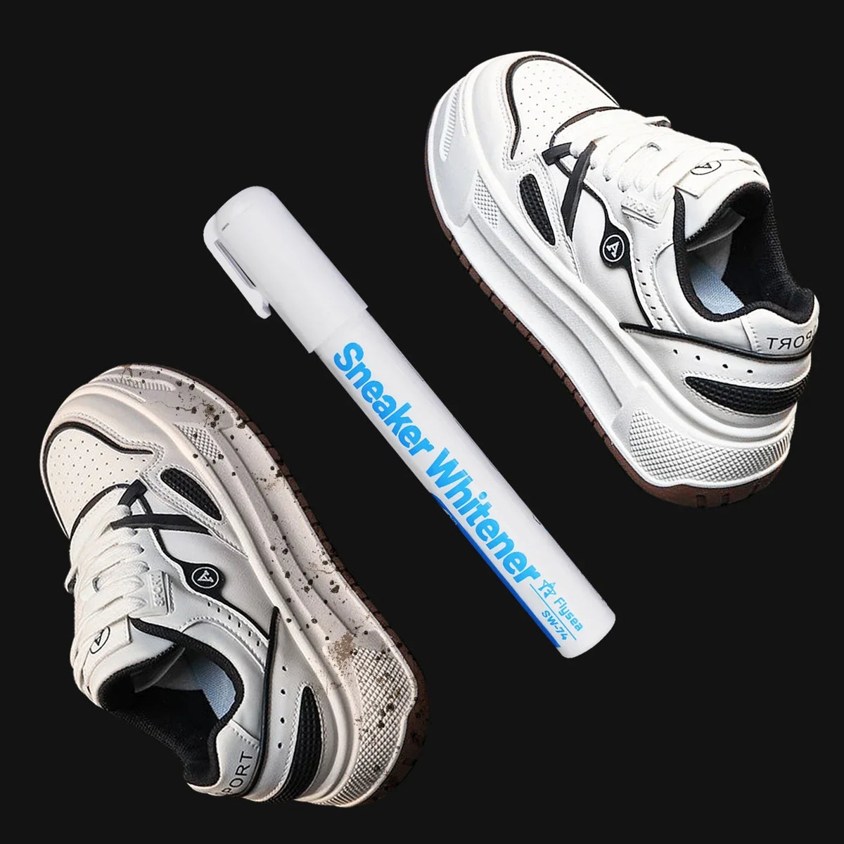 Shoe Whitening Pen – Sneaker Cleaner & Anti-Yellowing Marker