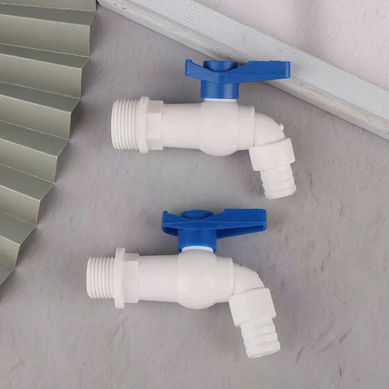 1PCPlastic Male Thread Water Faucet Tank Tap Adapter 1 2 3 Drainage