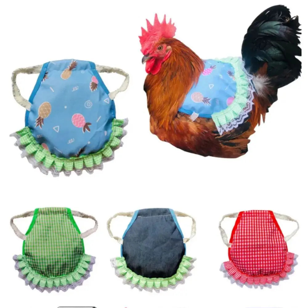 Adjustable Chicken Saddle Apron – Soft Hen Feather Protector