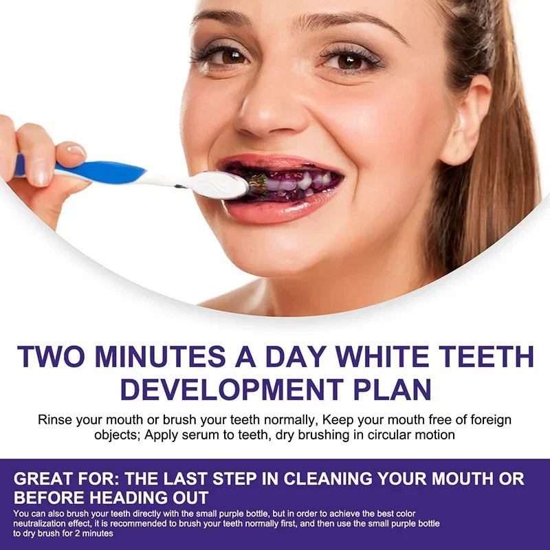 V34 Purple Whitening Toothpaste – Stain Removal & Fresh Breath