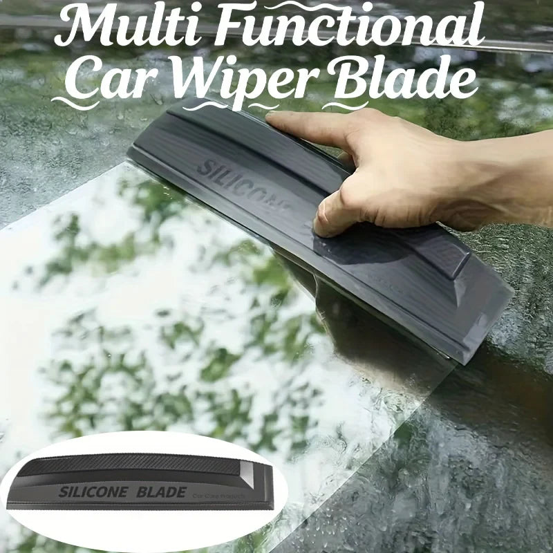 Non-Scratch Silicone Car Squeegee | Streak-Free Window Wiper