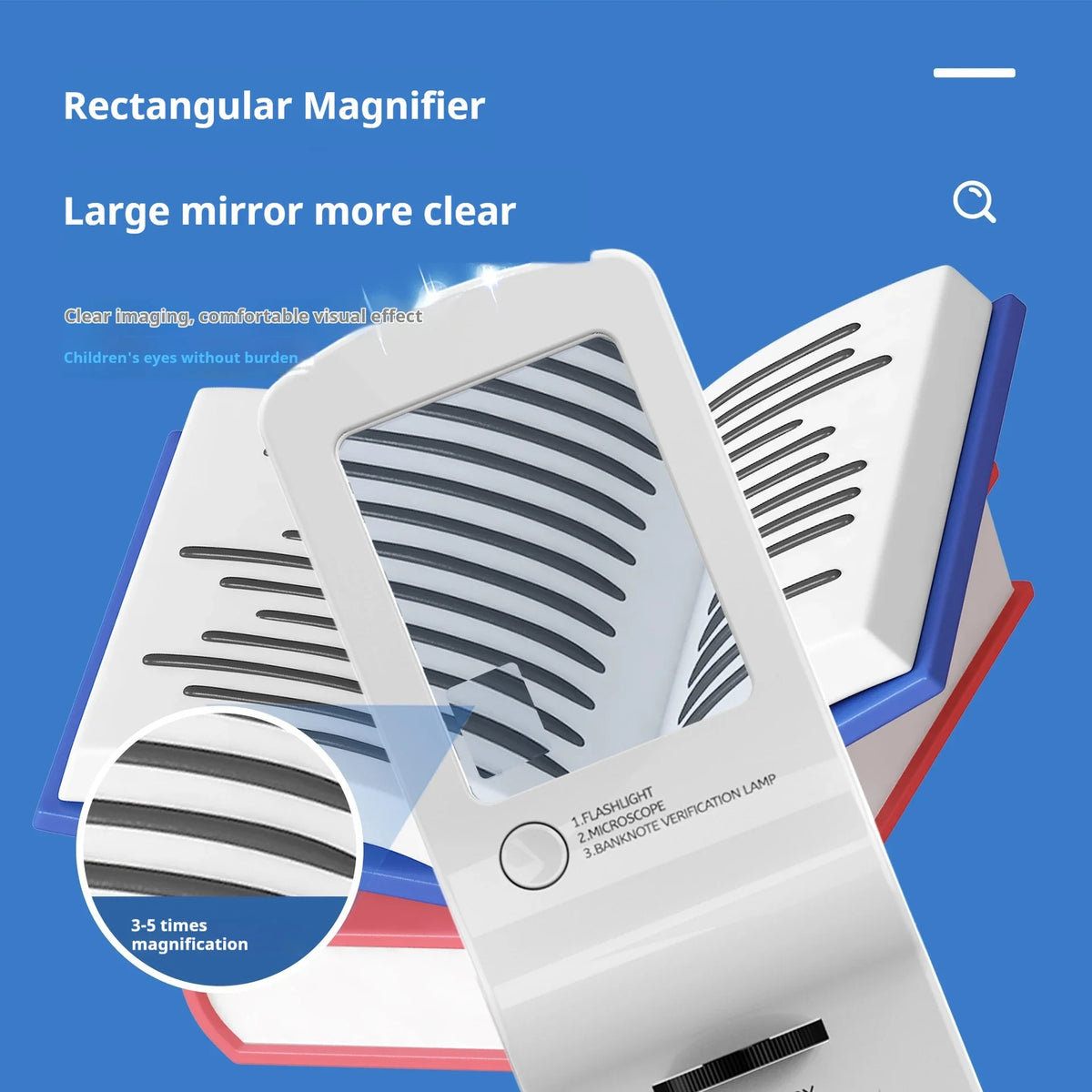 4-in-1 Mini Microscope Toy – Magnifier, Flashlight & Puzzle