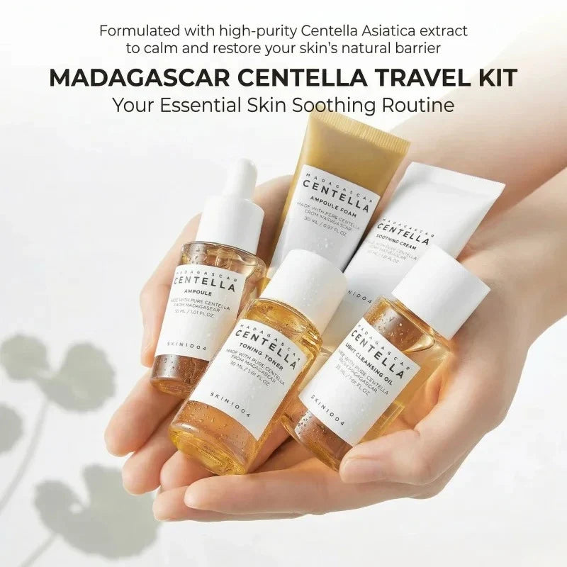 SKIN1004 Korean Centella Travel Kit – 5-Piece Mini Skincare Set