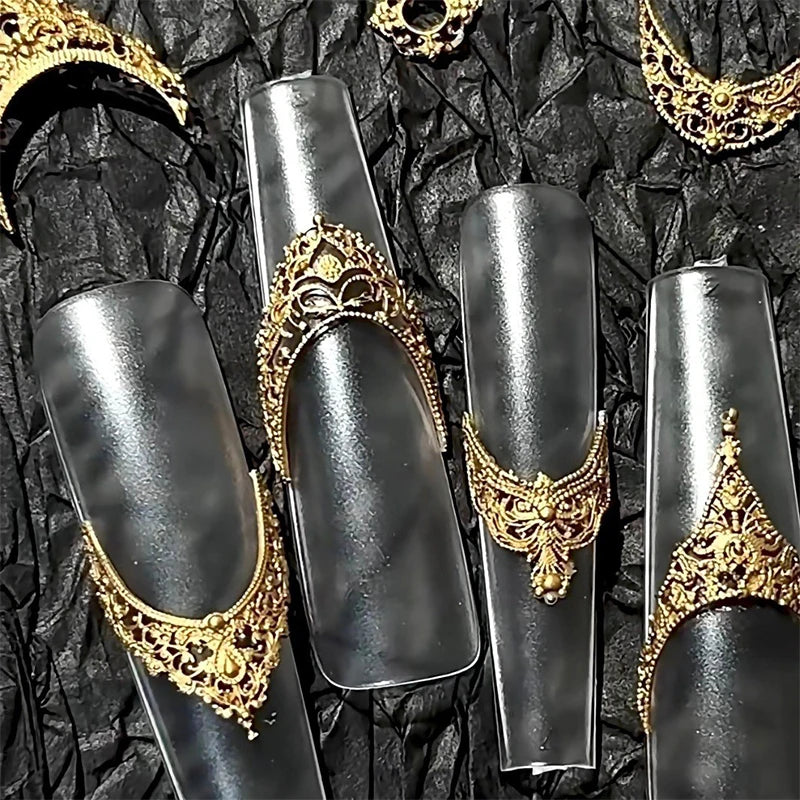 Baroque Silicone Nail Art Mold | 3D Relief Manicure Template
