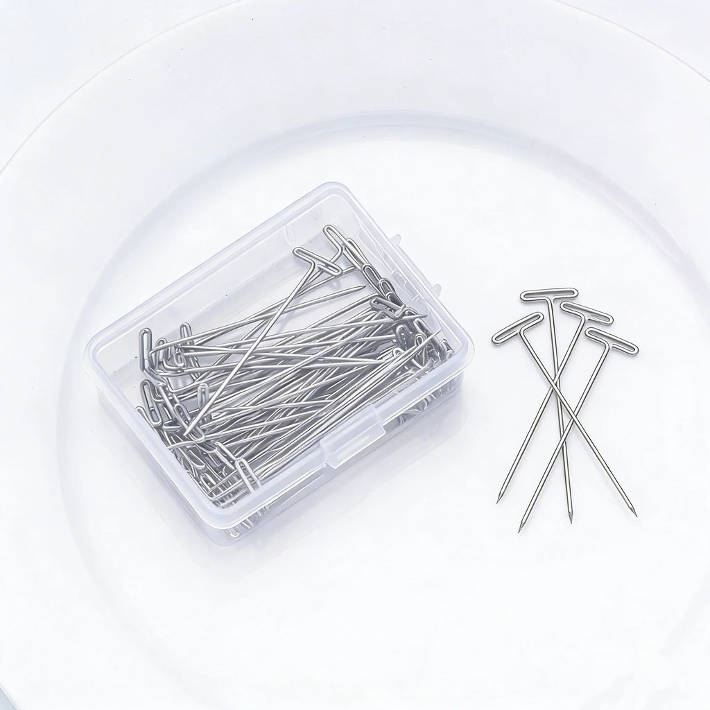 Wig T-Pins for Mannequin Head – Hair Blocking & Styling Pins