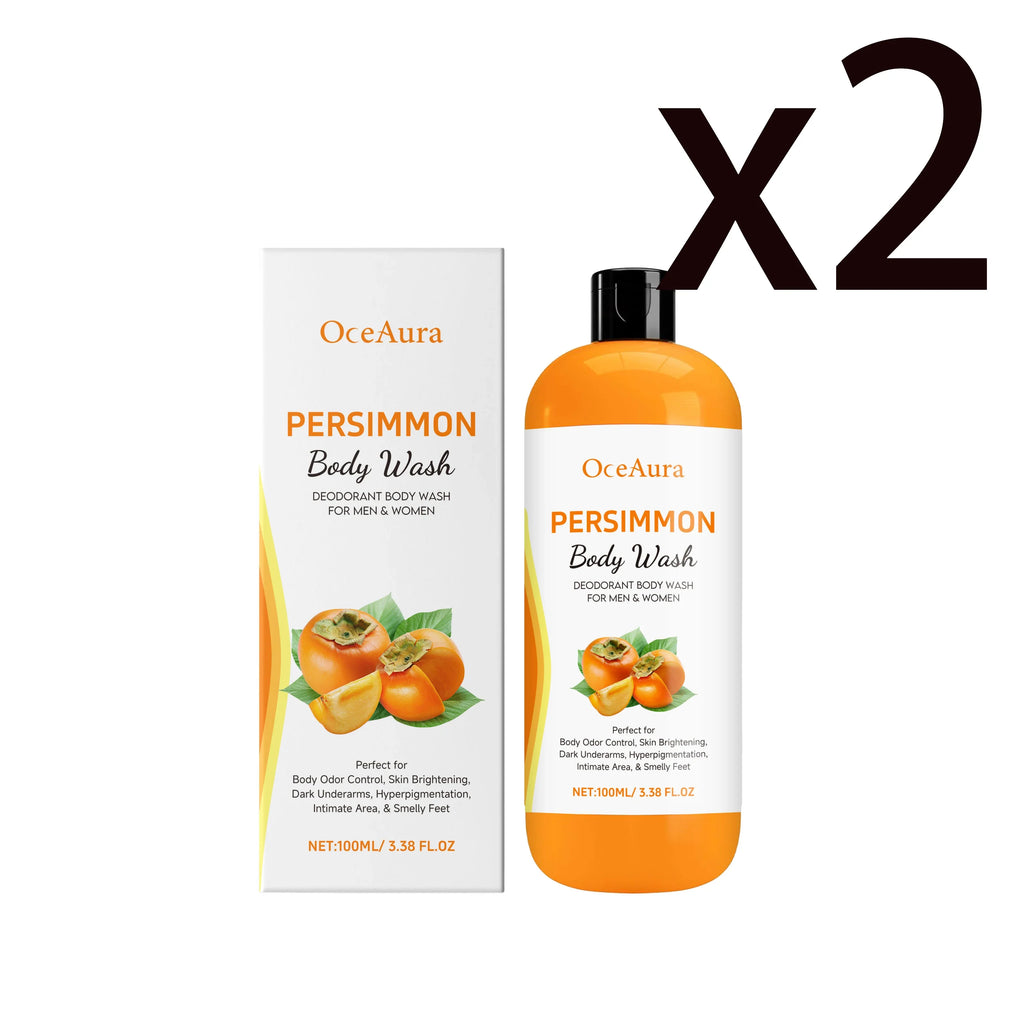 OceAura Persimmon Fresh Shower Gel | Deep Clean Body Wash 100ml