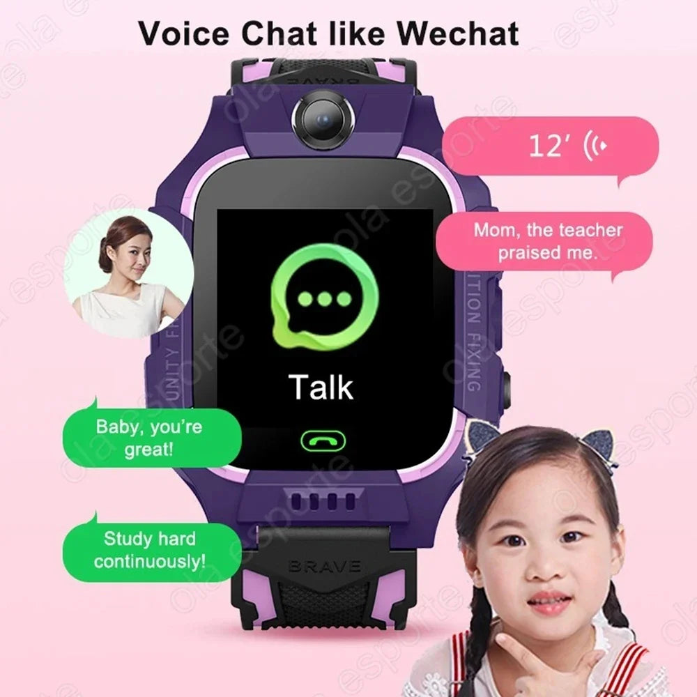 Kids Smart Watch 2G SIM GPS SOS Calling Voice Chat | Ages 3–12
