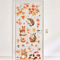 Hedgehog PVC Wall Stickers – Waterproof Self-Adhesive Decals 2pc