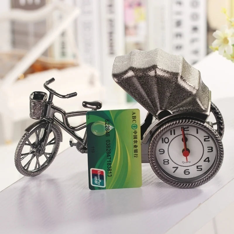 Retro Rickshaw Alarm Clock – Kids Decorative Bedside Clock