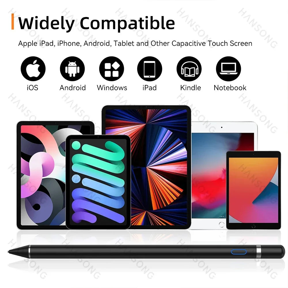 Rechargeable Active Stylus Pen for iPad iPhone & Android