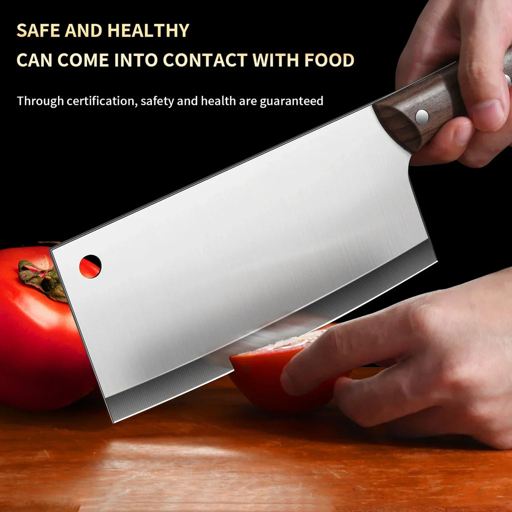 Professional Stainless Steel Utility Kitchen Knife – Anti-Slip Handle