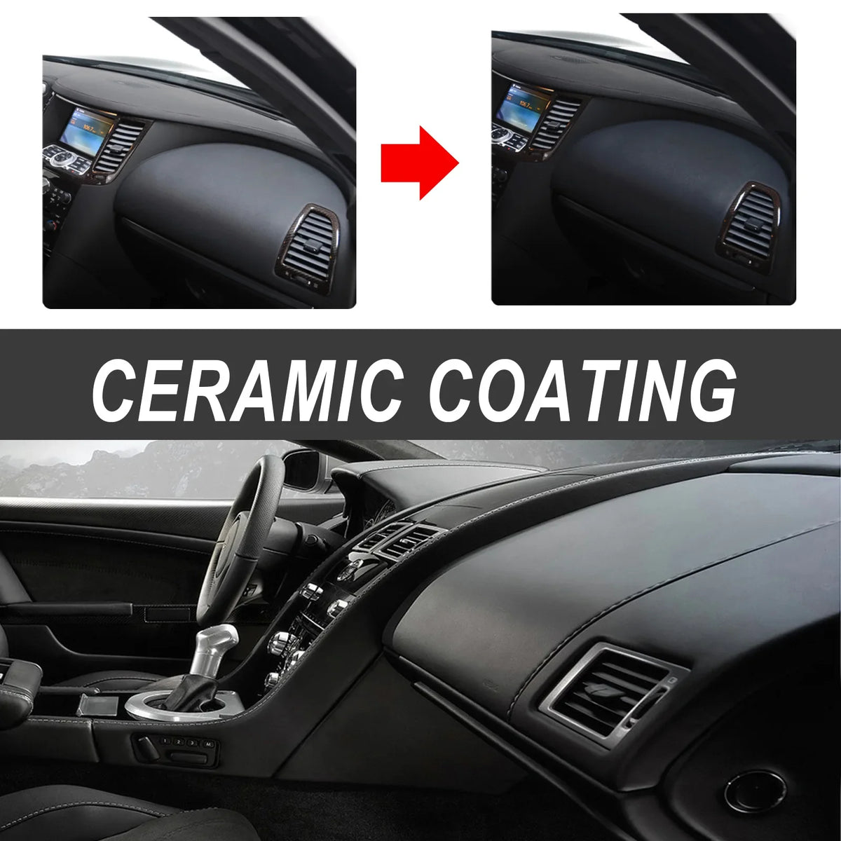 Car Ceramic Coating & Plastic Restorer | Interior Detailer