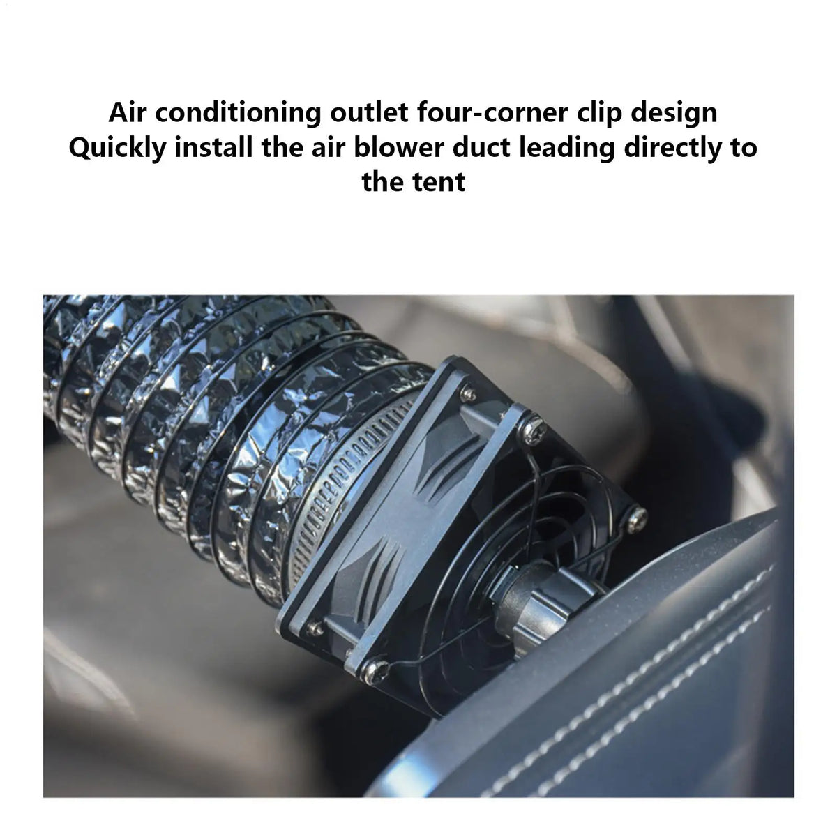 Foldable Car AC Vent Extender | SUV, RV, Truck & Camping