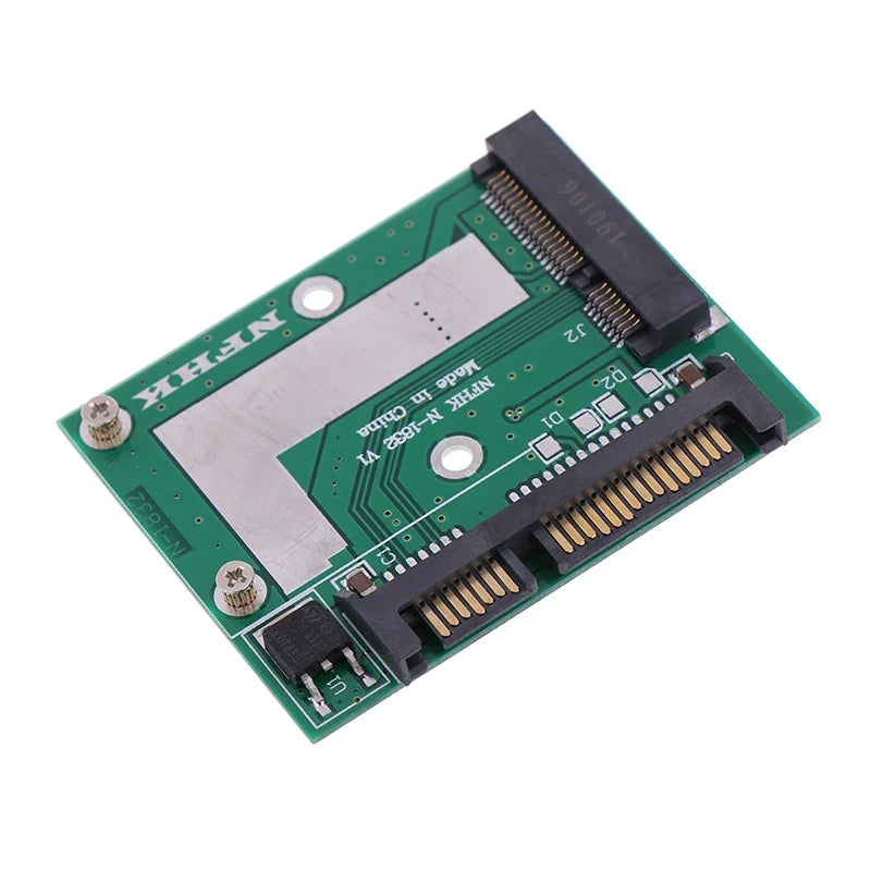 mSATA SSD to 2.5" SATA 6Gbps Adapter Converter Card | Mini PCIe