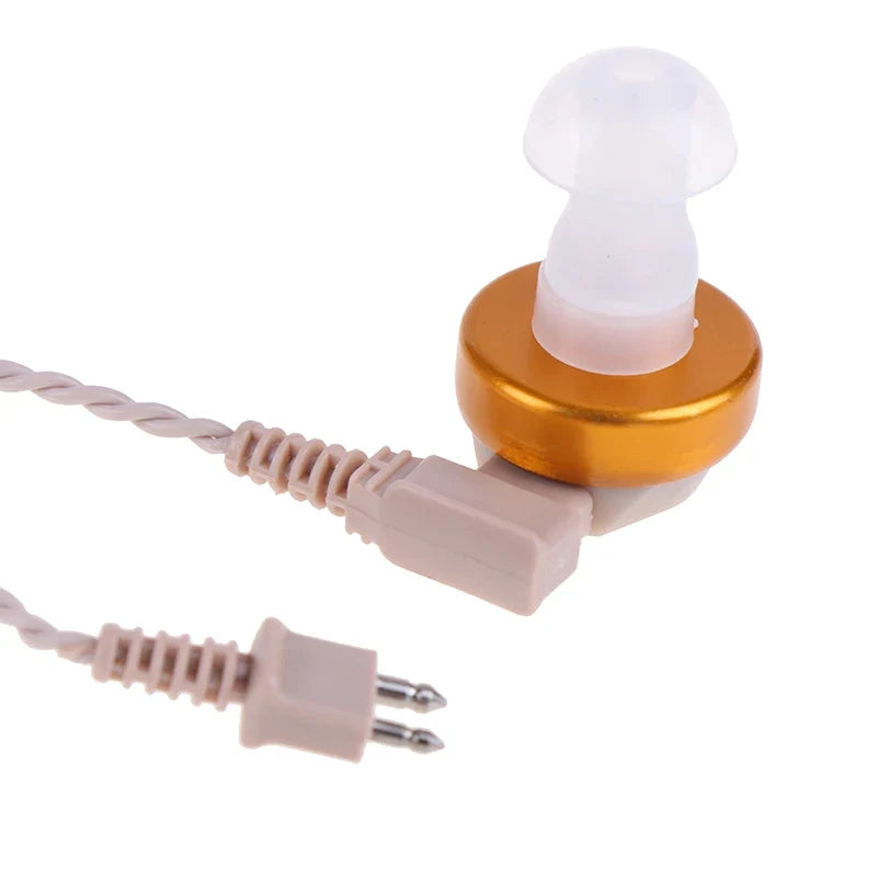 BTE Hearing Aid Receiver & Unilateral Cord Wire 2-Pin Speaker