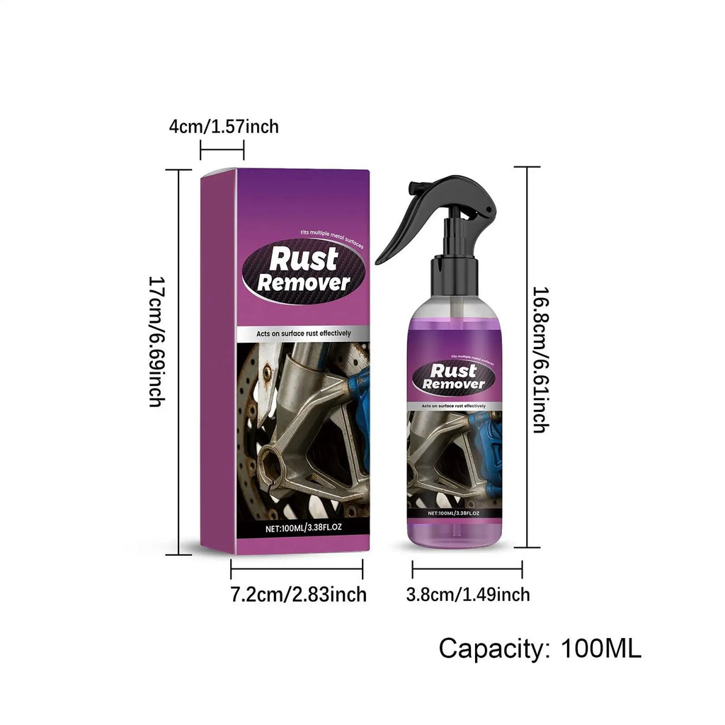 Metal Rust Remover Spray 100ml | Iron Converter for Car & Marine
