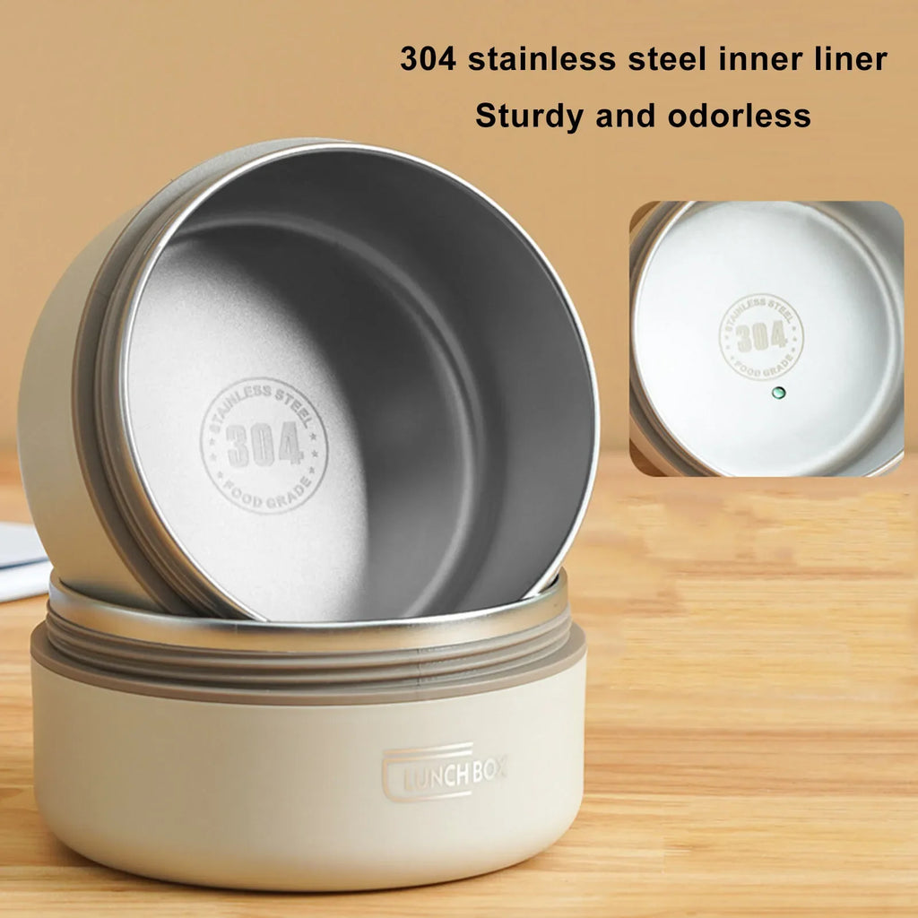 Thermal Lunch Box 304 Stainless Steel Multifunction Portable