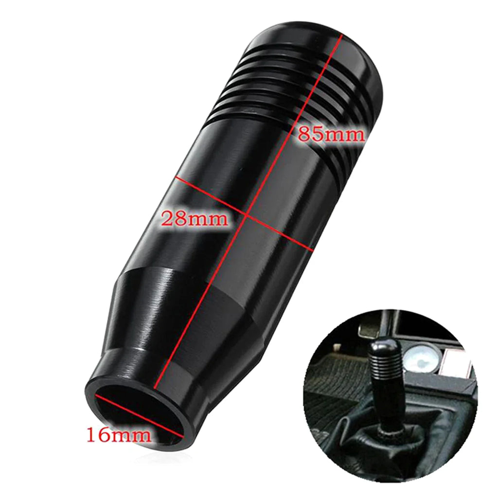 Aluminum Car Gear Shift Knob – Universal Fit | Black